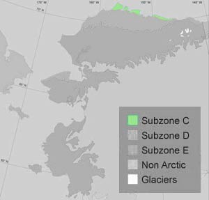 Alaska Arctic Tundra Vegetation Map-Bioclimate subzone C