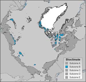 Bioclimate Subzone B map