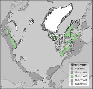 Bioclimate Subzone C map