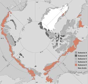 Bioclimate Subzone E map