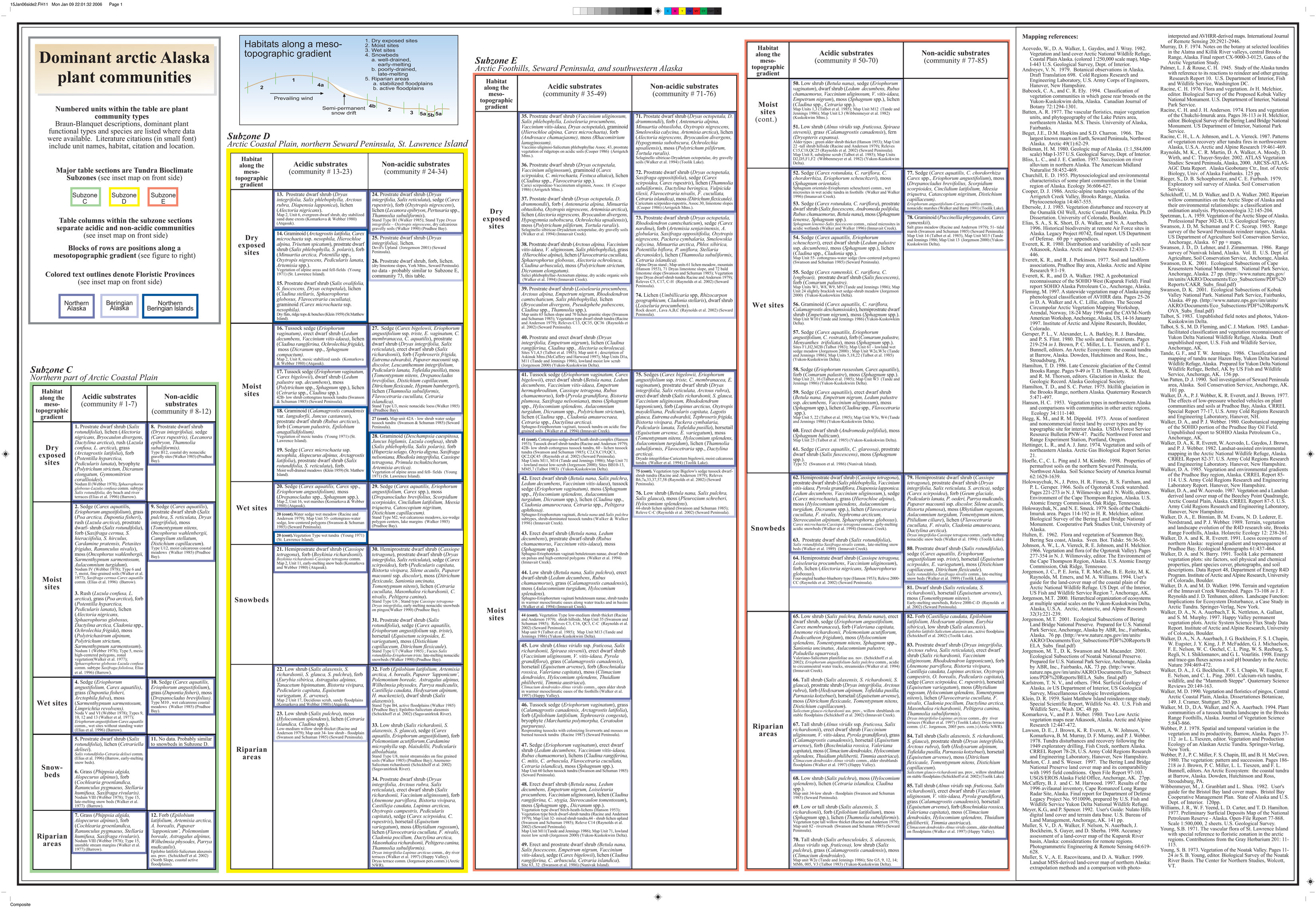 Back of published map