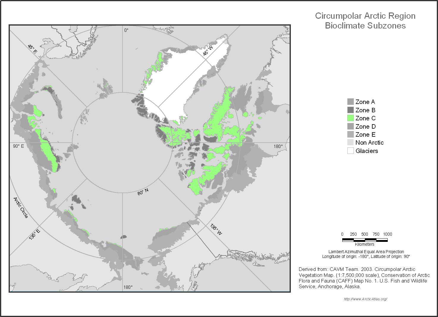 Circumpolar Arctic Bioclimate Subzone C