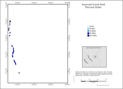 Imnavait Creek Grid Percent Water