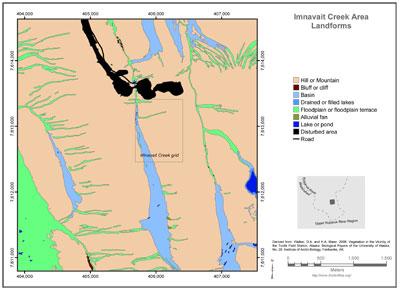 Imnavait Creek Area Landforms