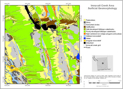 Imnavait Creek Area Surficial Geomorphology