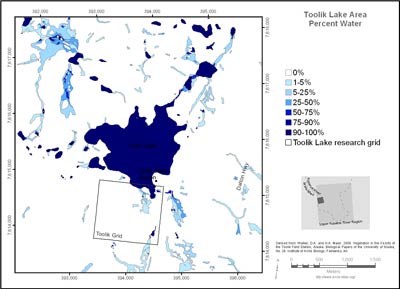 Toolik Lake Area Percent Water