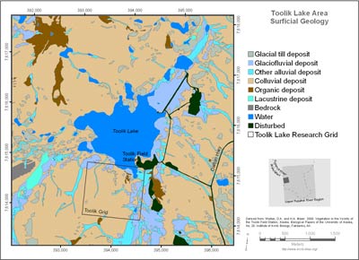 Toolik Lake Area Surficial Geology