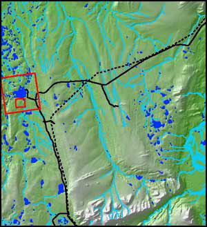 location map for Toolik Lake Area